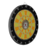 Cible De Fléchettes Tableau noir orange foncé jaune 2024 (Devant gauche)