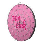 Cible De Fléchettes Tableau noir rose chaud (Devant droit)