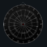 Cible De Fléchettes Tableau noir solide<br><div class="desc">Tableau noir cool minimaliste couleur solide. Conçu à Washington State,  USA pour votre plaisir. Merci de soutenir les artistes indépendants !</div>