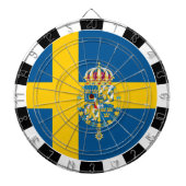Cible De Fléchettes Tableau Suède, tableau de jeu, Drapeau suédois (Devant)