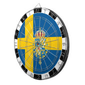 Cible De Fléchettes Tableau Suède, tableau de jeu, Drapeau suédois (Devant droit)