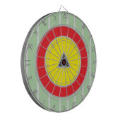 Cible De Fléchettes Tailgate vert clair rouge argent (Devant gauche)