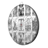 Cible De Fléchettes tarot antique (Devant droit)