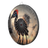 Cible De Fléchettes "Techno-Feathers : Le robot futuriste Emu" (Devant droit)