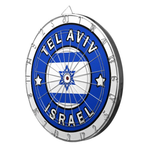 Cible De Fléchettes Tel Aviv Israël (Devant droit)