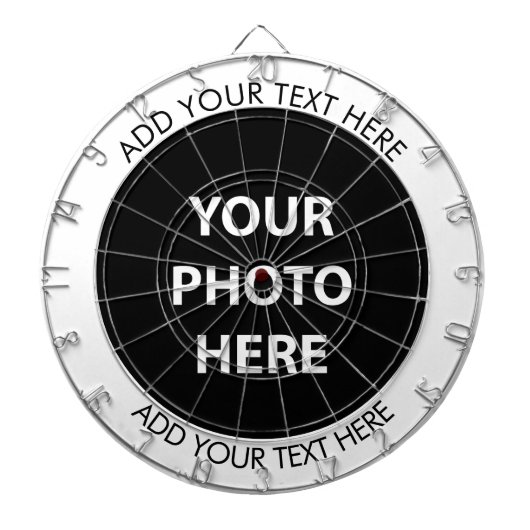 Cible De Fléchettes Télécharger une photo et ajouter du texte - Person (Devant)