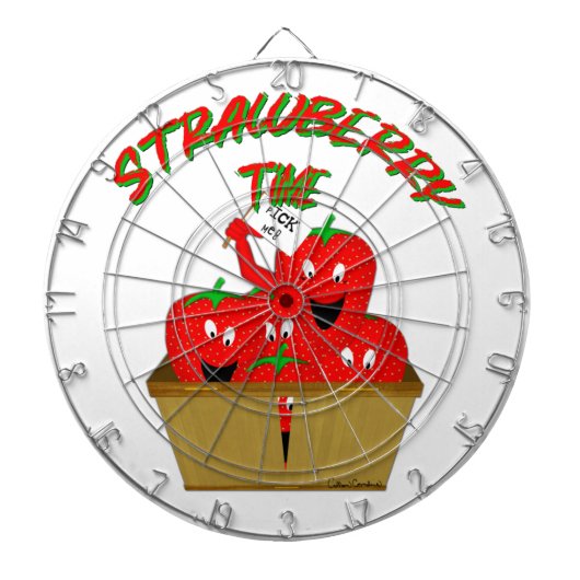 Cible De Fléchettes Temps de la fraise ! (Devant)