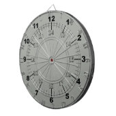 Cible De Fléchettes Temps standard et militaire (Devant droit)