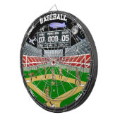 Cible De Fléchettes Terrain de Baseball Nuits étoilées Stade Maison (Devant droit)