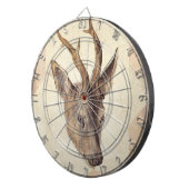 CIBLE DE FLÉCHETTES TÊTE DE CERF (Devant droit)