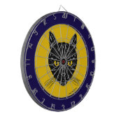 Cible De Fléchettes Tête de chat noir (Devant gauche)