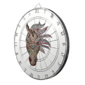 Cible De Fléchettes Tête de cheval métallisée par pfergekopf adorable (Devant droit)