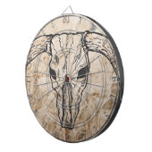 Cible De Fléchettes Texas Longhorn Bull Skull (Devant droit)