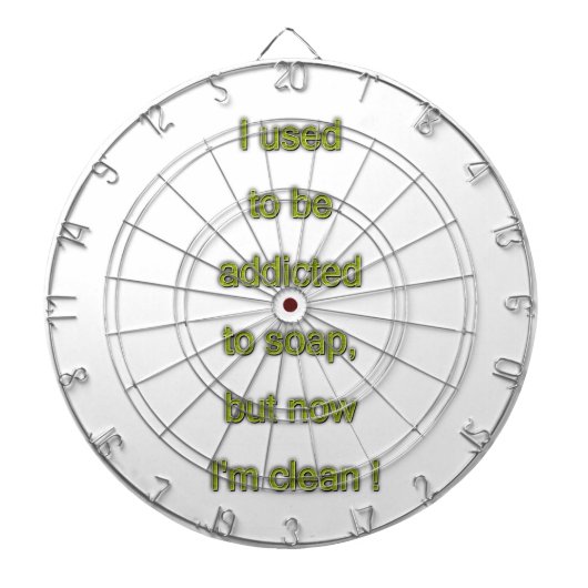 Cible De Fléchettes Texte drôle de savon (Devant)