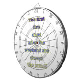 Cible De Fléchettes Texte drôle de week-end (Devant droit)