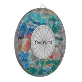 Cible De Fléchettes Texture de crayons (Devant gauche)