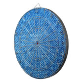 Cible De Fléchettes Texture de Denim bleu (Devant droit)