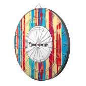 Cible De Fléchettes Texture des aquarelles (Devant droit)