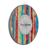 Cible De Fléchettes Texture des aquarelles (Devant gauche)