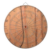 Cible De Fléchettes Texture en bois (Devant)