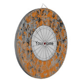 Cible De Fléchettes texture gris Brown (Devant gauche)