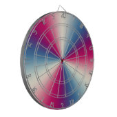 Cible De Fléchettes Texture métallique brillante (Devant gauche)