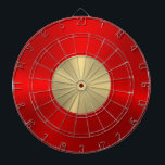 Cible De Fléchettes Texture métallique minimaliste rouge et argent<br><div class="desc">Elégante texture métallique rouge et argent look aluminium brossé. Design minimaliste simple et moderne,  élégant.</div>
