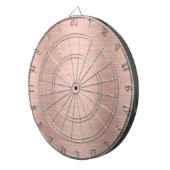 Cible De Fléchettes Texture métallique rose-or (Devant droit)
