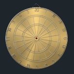 Cible De Fléchettes Texture minimaliste en or métallique à fente<br><div class="desc">Elégante texture or métallique look aluminium brossé. Design minimaliste simple et moderne,  élégant.</div>