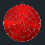 Cible De Fléchettes Texture rouge métallique minimaliste<br><div class="desc">Elégante texture rouge métallique look aluminium brossé. Design minimaliste simple et moderne,  élégant.</div>