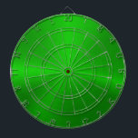Cible De Fléchettes Texture verte métallurgique minimaliste<br><div class="desc">Elégante texture vert métallique look aluminium brossé. Design minimaliste simple et moderne,  élégant.</div>