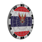 Cible De Fléchettes Thailande Dartboard & Thai Flag / jeu board (Devant gauche)