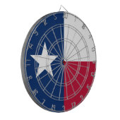 Cible De Fléchettes The Texan Lone Star State Flag of Texas (Devant gauche)