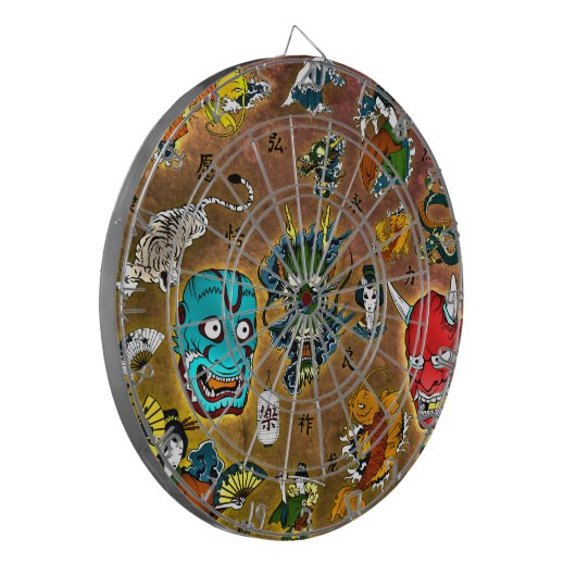 Cible De Fléchettes Thème japonais (Devant gauche)