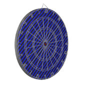 Cible De Fléchettes Thin Black and Blue Diagonal Stripes (Devant gauche)
