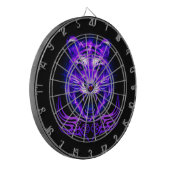 Cible De Fléchettes Tigre à flamme violet (Devant gauche)