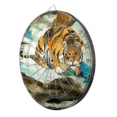 Cible De Fléchettes Tigre aquarelle (Devant droit)