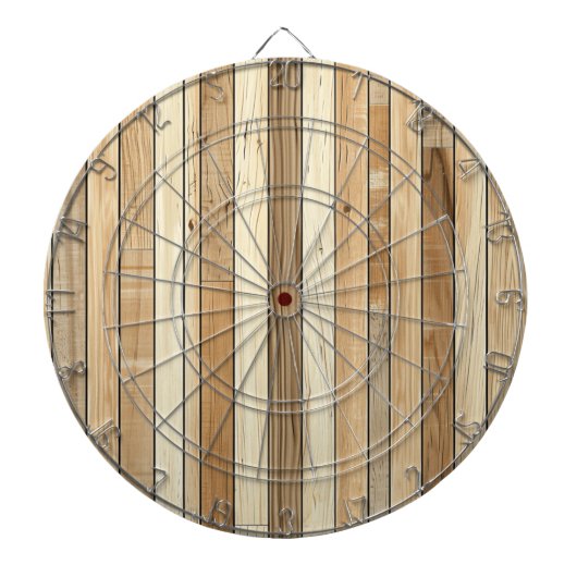 Cible De Fléchettes Tissu de bois (Devant)