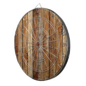 Cible De Fléchettes Tissu de bois (Devant droit)