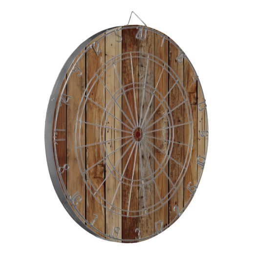 Cible De Fléchettes Tissu de bois (Devant gauche)