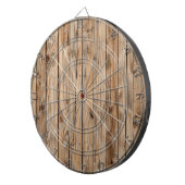 Cible De Fléchettes Tissu de bois (Devant droit)