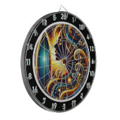 Cible De Fléchettes Titre : L'évasion d'or du cavalier (Devant gauche)