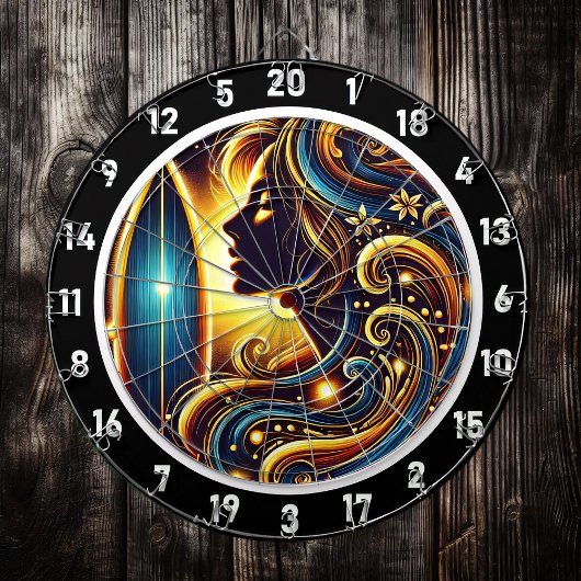 Cible De Fléchettes Titre : L'évasion d'or du cavalier