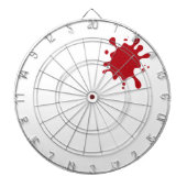 Cible De Fléchettes Tomato Red Splash Custom Dartboard (Devant)