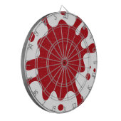 Cible De Fléchettes Tomato Red Splatter Dartboard – Customizable (Devant gauche)