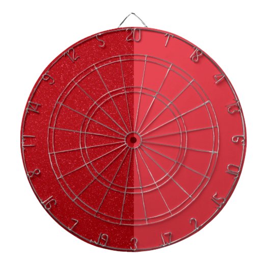 Cible De Fléchettes Tomato Red Split Dartboard – Customizable (Devant)