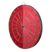 Cible De Fléchettes Tomato Red Split Dartboard – Customizable (Devant droit)