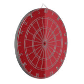 Cible De Fléchettes Tomato Red Split Dartboard – Customizable (Devant gauche)
