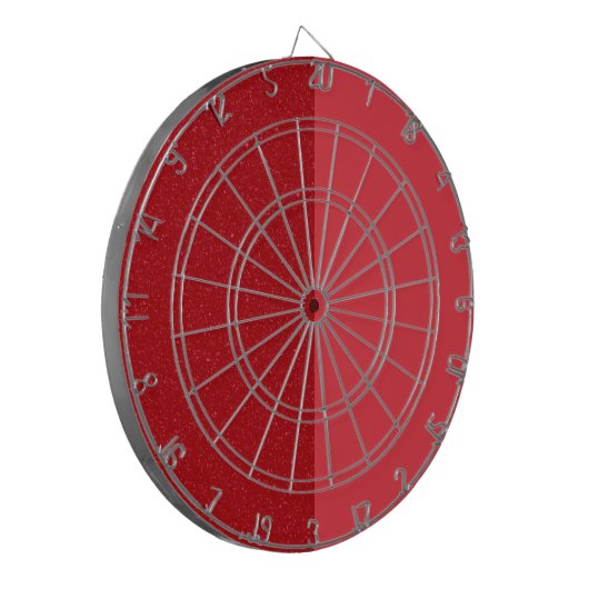 Cible De Fléchettes Tomato Red Split Dartboard – Customizable (Devant gauche)