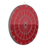 Cible De Fléchettes Tomato Red Split Textured Dartboard – Customizable (Devant gauche)